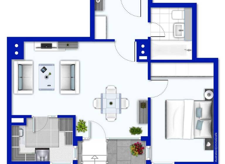 Wohnung zum Kauf 299.000 € 2 Zimmer 48 m² Kirchheim 85551