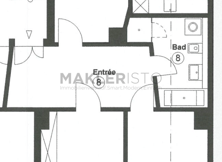 Wohnung zur Miete 930 € 3 Zimmer 80 m² 3. Geschoss frei ab sofort Engelsdorfer Straße 27 Mölkau Leipzig 04316