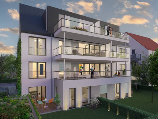 Wohnung zum Kauf - Erstbezug provisionsfrei 378.500 € 1,5 Zimmer 47 m² 1. Geschoss Offenbach am Main Offenbach am Main 63067