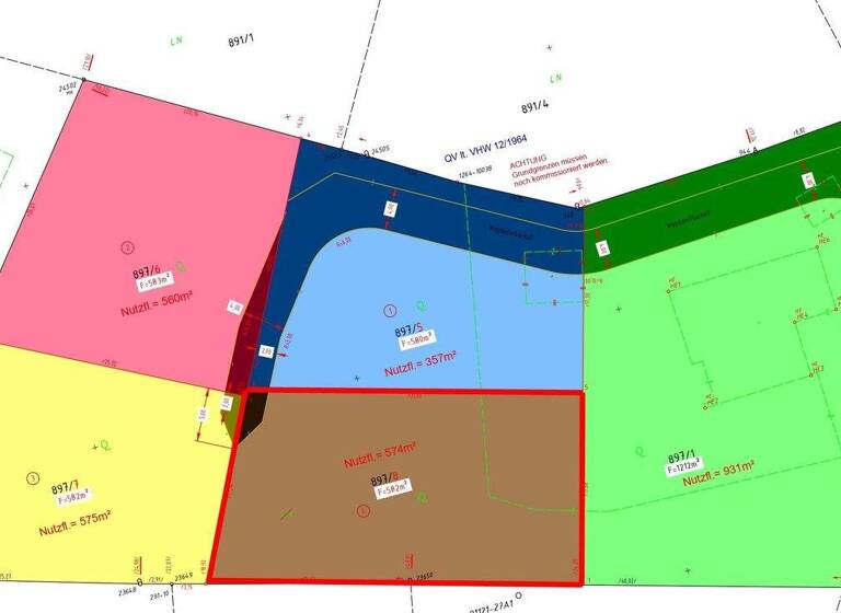 Grundstück zum Kauf 582 m² Grundstück Linzenberg Schwarzach 6858