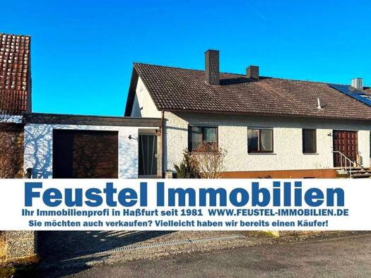 Doppelhaushälfte zum Kauf 225.000 € 4 Zimmer 114 m² 707 m² Grundstück frei ab sofort Wettringen Stadtlauringen 97488