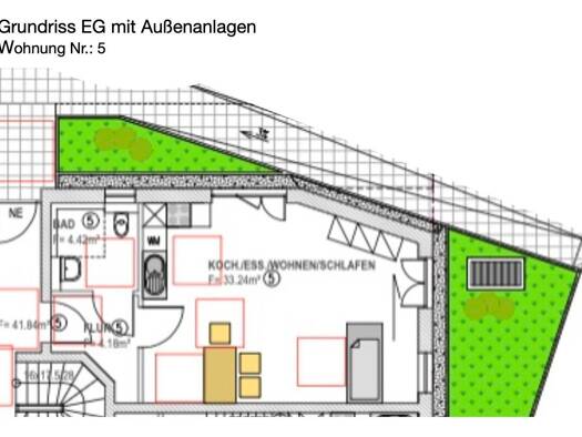 Studio zum Kauf provisionsfrei als Kapitalanlage geeignet 328.800 € 1 Zimmer 41,8 m² Inningen Inningen 86199