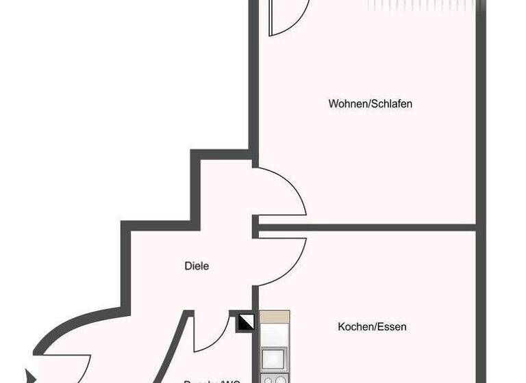 Studio zur Miete 365 € 1 Zimmer 45 m² 2. Geschoss Wiener Straße 3 Vorwerksiedlung Braunschweig 38112