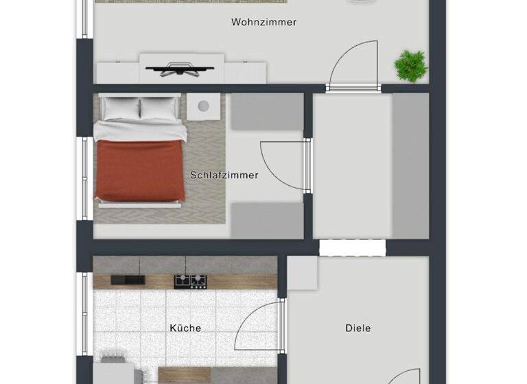 Wohnung zur Miete 450 € 2 Zimmer 65 m² EG frei ab sofort Eicha Ahorn OT 96482