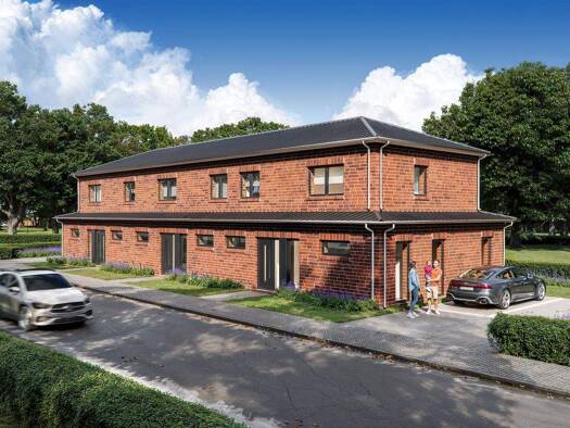 Reihenmittelhaus zum Kauf - Erstbezug 345.000 € 4 Zimmer 106,1 m² 300 m² Grundstück Eitze Verden (Aller) 27283
