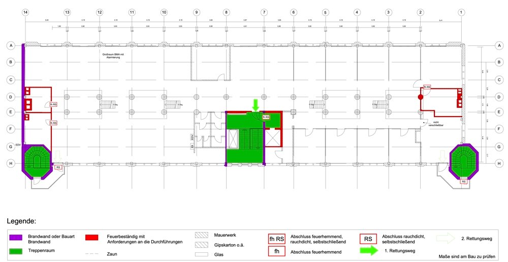 Bürofläche zur Miete provisionsfrei 13,53 € 865 m²<br/>Bürofläche Hammerbrook Hamburg 20097