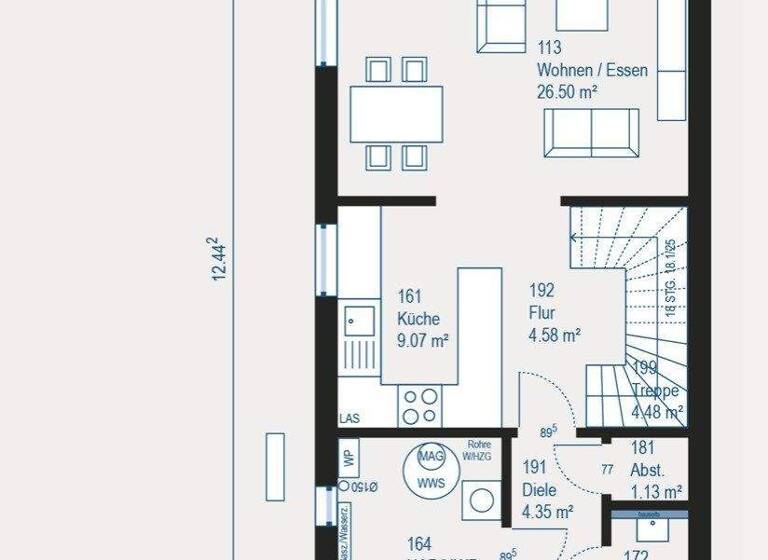 Doppelhaushälfte zum Kauf - Erstbezug 473.149 € 3 Zimmer 120 m² 424,4 m² Grundstück Sulzbach Aichach 86551