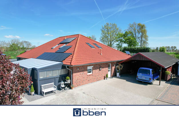 Bungalow zum Kauf 299.000 € 4 Zimmer 140 m² 403 m² Grundstück Tjüche Marienhafe 26529