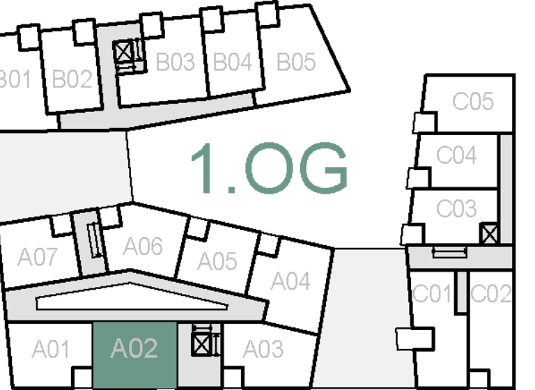 Wohnung zum Kauf provisionsfrei 297.540 € 2 Zimmer 66,1 m² 1. Geschoss Melle-Mitte Melle 49324