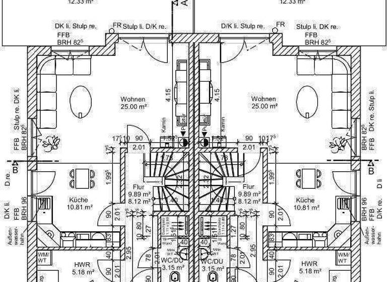 Doppelhaushälfte zum Kauf provisionsfrei 448.775 € 5 Zimmer 115 m² 655 m² Grundstück Wendisch Langendorf Klausdorf 18445