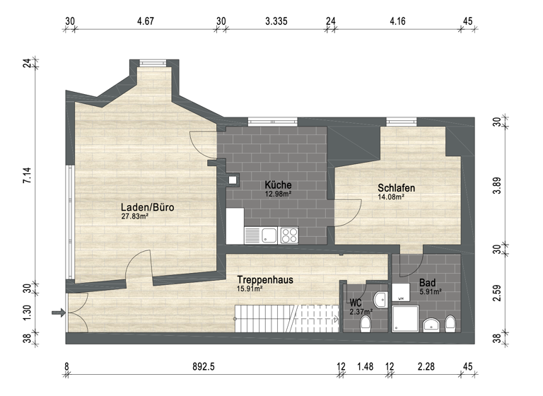 Mehrfamilienhaus zum Kauf 369.000 € 11 Zimmer 296 m² 174 m² Grundstück frei ab sofort Hechingen 72379