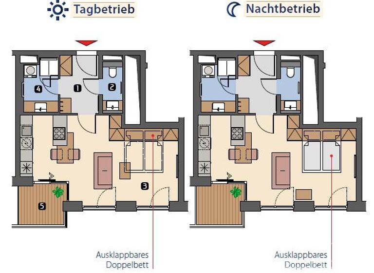 Wohnung zur Miete Wohnen auf Zeit 1.530 € 1 Zimmer 39 m²<br/>Wohnfläche ab sofort<br/>Verfügbarkeit Wilsdruffer Vorstadt/Seevorstadt-West Dresden 01067