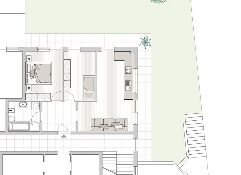 Wohnung zum Kauf 459.000 € 3 Zimmer 70,1 m² 1. Geschoss frei ab sofort Rienzstraße 31 Niederdorf 39039