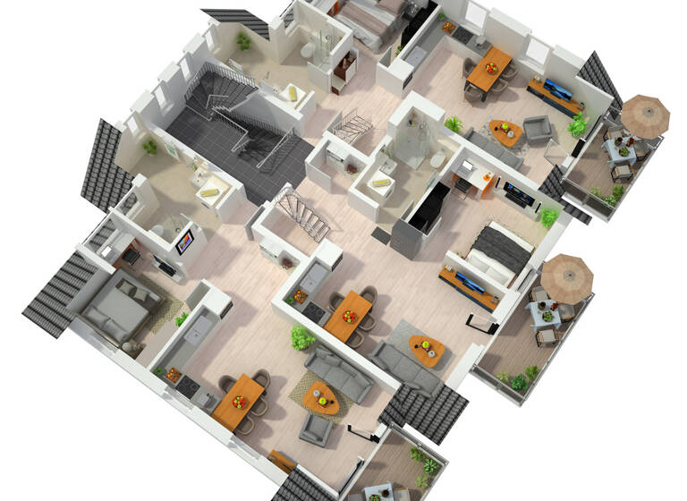 Wohnung zum Kauf provisionsfrei 493.641 € 2 Zimmer 58,4 m²<br/>Wohnfläche Dachgeschoss, EG<br/>Geschoss Zingst Zingst 18374