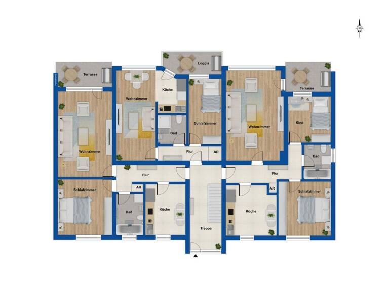 Mehrfamilienhaus zum Kauf 1.449.000 € 24 Zimmer 689 m² 1.435 m² Grundstück Buer Gelsenkirchen 45897