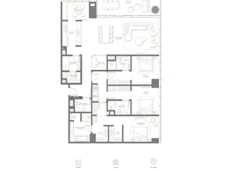 Wohnung zum Kauf 2.567.809 € 5 Zimmer 254,6 m² Dubai