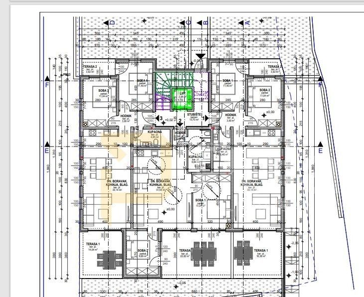 Wohnung zum Kauf 341.300 € 2 Zimmer 85 m²<br/>Wohnfläche Povljana center