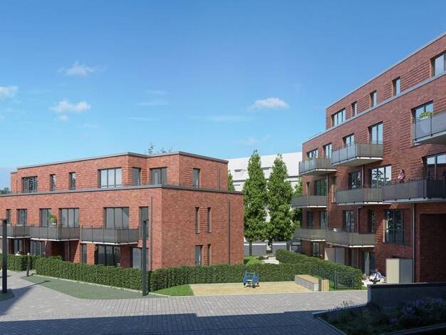 Wohnung zur Miete - Erstbezug 1.456 € 3 Zimmer 104 m² 2. Geschoss An der Elisabethkirche 57 Cracau Krefeld 47799