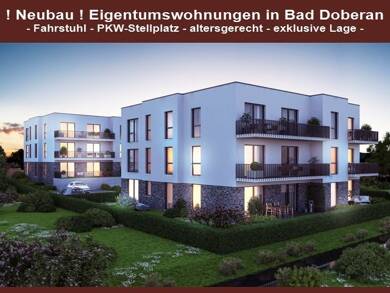 Wohnung zum Kauf provisionsfrei 359.000 € 3 Zimmer 78 m² Dachgeschoss, 2. Geschoss Kröpeliner Straße 7 Bad Doberan Bad Doberan 18209