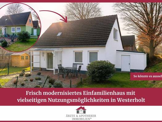 Einfamilienhaus zum Kauf 259.000 € 5 Zimmer 130 m² 830 m² Grundstück Westerholt 26556