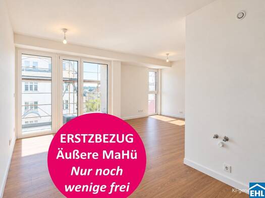 Wohnung zur Miete - Erstbezug 942 € 2 Zimmer 45,1 m² 5. Geschoss frei ab 15.10.2026 Mariahilfer Straße Wien 1150