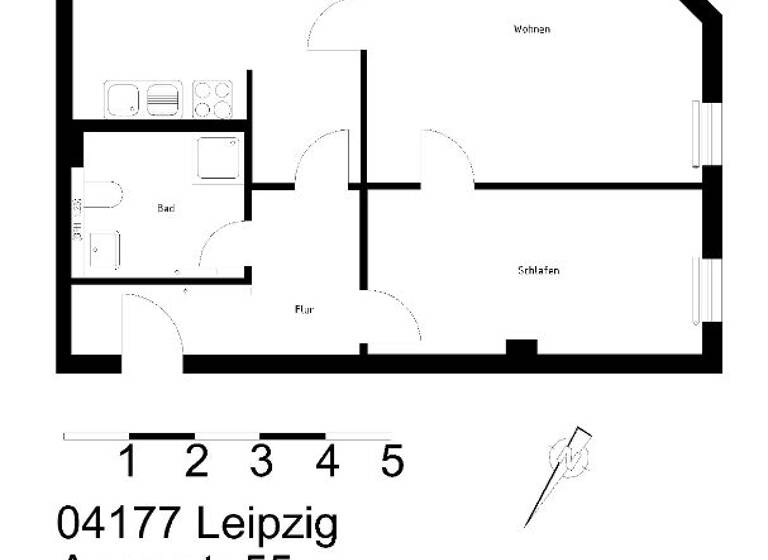 Wohnung zur Miete 496 € 2 Zimmer 63,2 m²<br/>Wohnfläche 2.<br/>Geschoss 01.06.2025<br/>Verfügbarkeit Angerstr. 55 Altlindenau Leipzig 04177