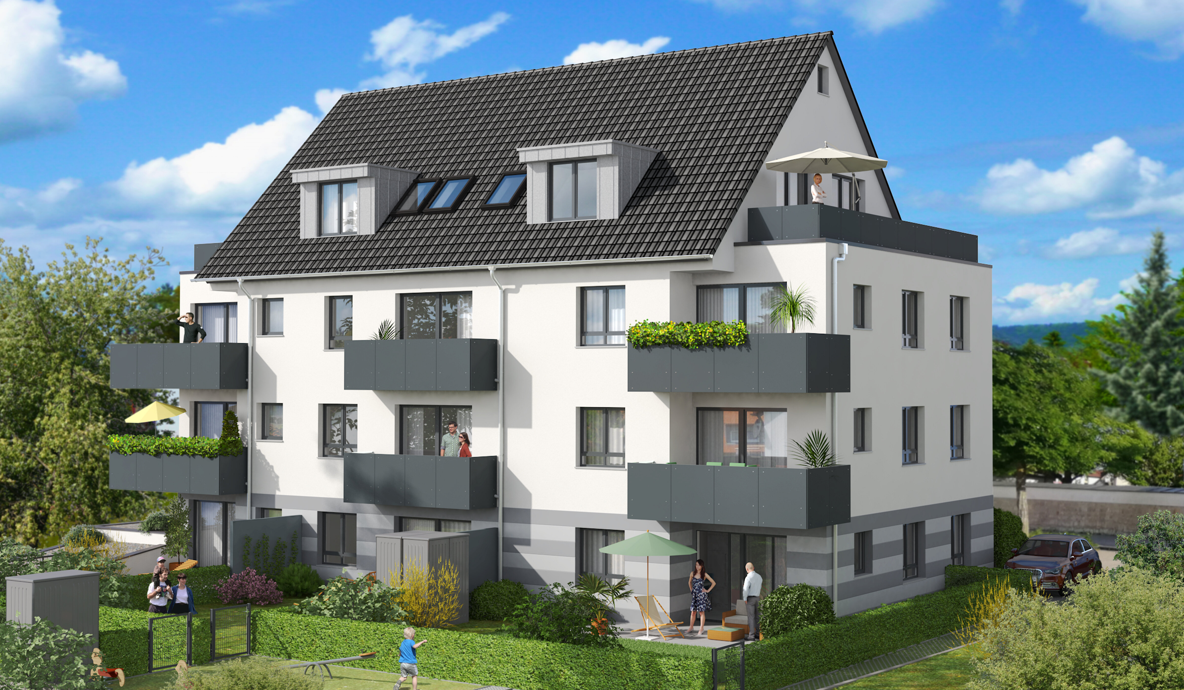 Terrassenwohnung zum Kauf provisionsfrei als Kapitalanlage geeignet 426.300 € 3 Zimmer 74,1 m²<br/>Wohnfläche Schweningerstraße 59 Neumarkt Neumarkt in der Oberpfalz 92318