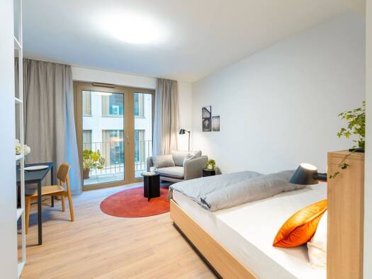 Wohnung zur Miete 820 € 1 Zimmer 24 m² Lenore-Volz-Straße 11 Bad Cannstatt Stuttgart 70372