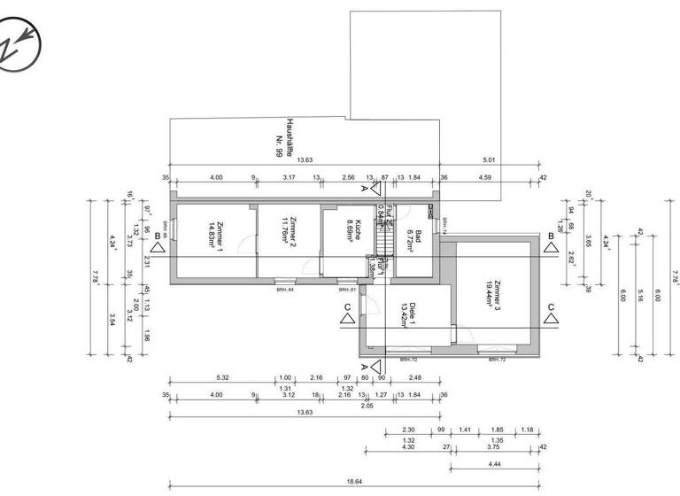 Doppelhaushälfte zum Kauf 200.000 € 6 Zimmer 103 m² 1.075 m² Grundstück Neustadt Brandenburg an der Havel 14776
