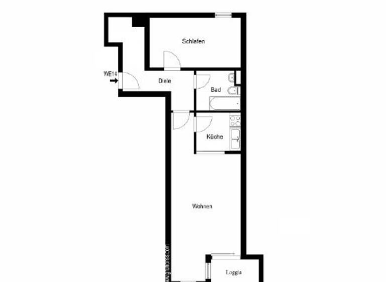 Wohnung zum Kauf 175.000 € 2 Zimmer 58,4 m²<br/>Wohnfläche 1.<br/>Geschoss Birkenhain Großbeeren 14979