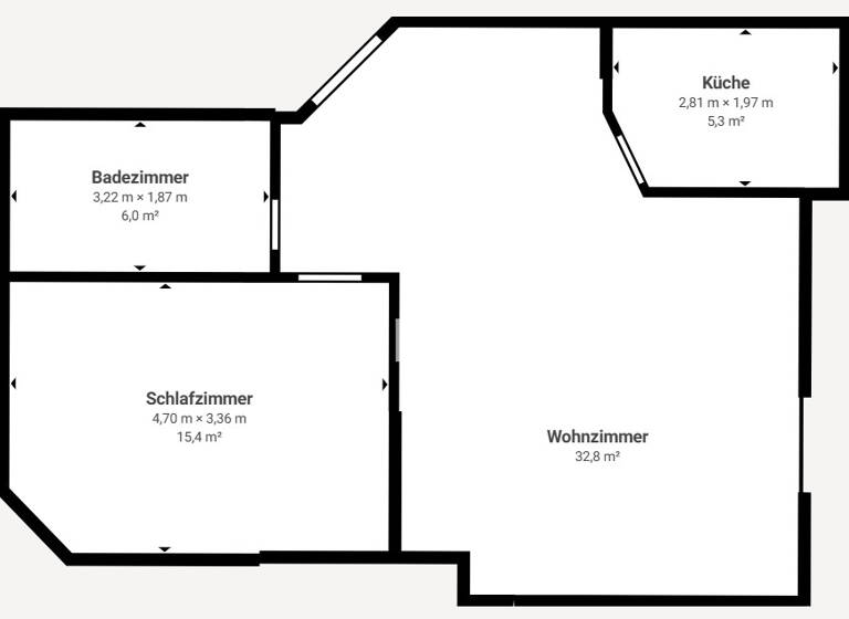 Wohnung zum Kauf 149.000 € 2 Zimmer 61,2 m² 1. Geschoss Ebingen Albstadt 72458