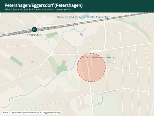 Grundstück zum Kauf 235.000 € 830 m² Grundstück Petershagen Petershagen/Eggersdorf 15370