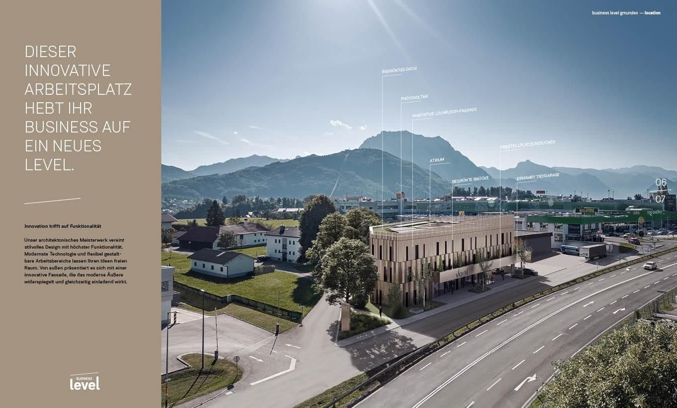 Bürogebäude zum Kauf 4.680.000 € 28 Zimmer 830 m²<br/>Bürofläche Druckereistr. 27 Gmunden 4810