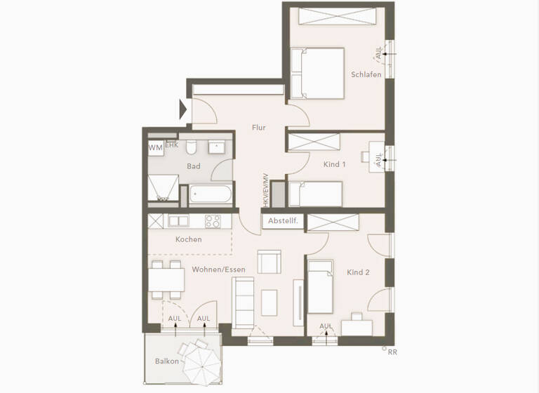 Wohnung zum Kauf 745.000 € 4 Zimmer 96 m²<br/>Wohnfläche 3.<br/>Geschoss Harthausen Bad Aibling-Harthausen 83043