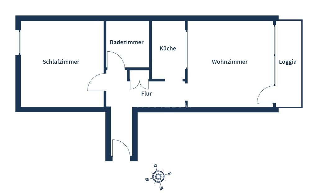 Wohnung zum Kauf 194.000 € 2 Zimmer 49 m²<br/>Wohnfläche 11.<br/>Geschoss Isarstraße - Lechstraße Regensburg 93057