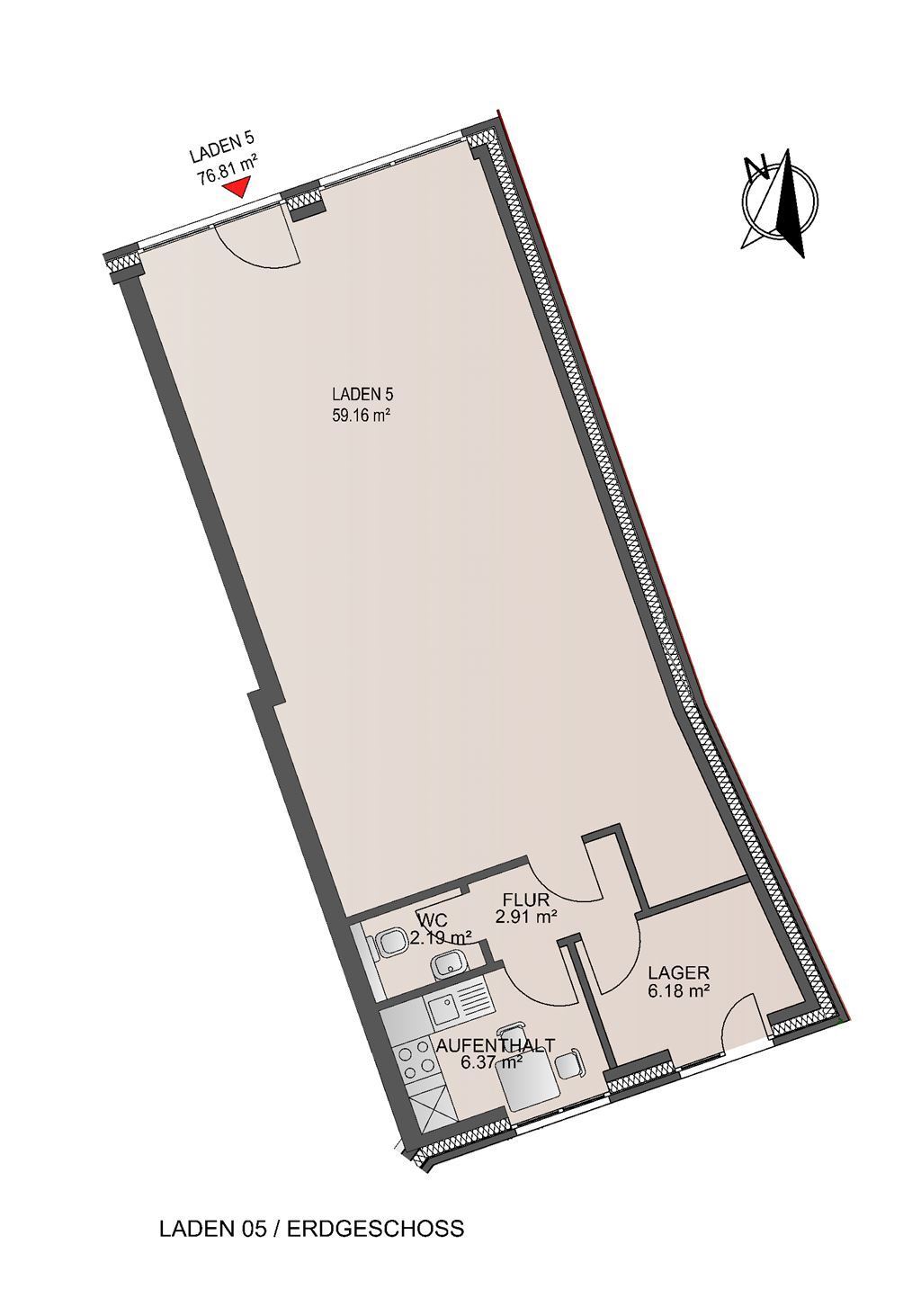 Ladenfläche zum Kauf 697.000 € 59,2 m²<br/>Verkaufsfläche Duhnen Cuxhaven 27476