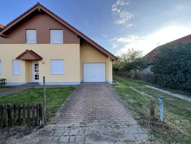 Doppelhaushälfte zur Miete 1.450 € 5 Zimmer 108 m² 384 m² Grundstück In den Klöttchen 21 Linthe Linthe 14822