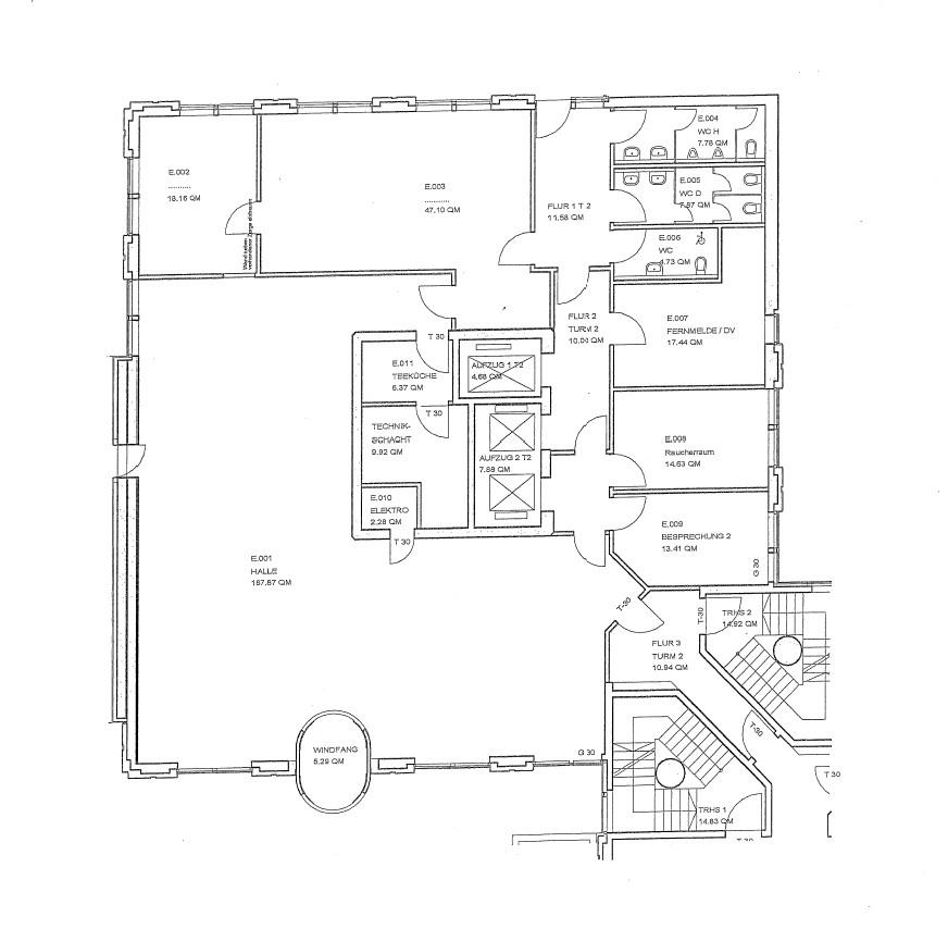 Bürogebäude zur Miete 4.466 m²<br/>Bürofläche ab 352 m²<br/>Teilbarkeit Marienvorstadt Nürnberg 90402