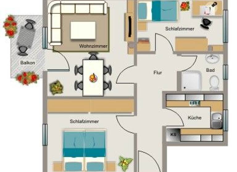 Wohnung zur Miete 502 € 3,5 Zimmer 59 m²<br/>Wohnfläche 1.<br/>Geschoss 01.07.2025<br/>Verfügbarkeit Groß-Erkenschwick Oer-Erkenschwick 45739