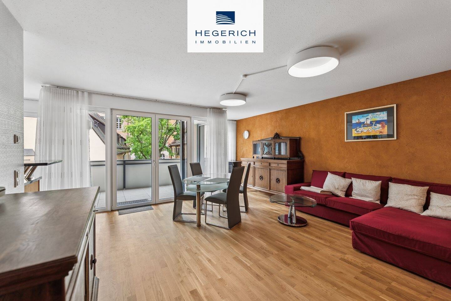 Hegerich: Extravagante 3 Zimmer Neubaubauwohnung mit Loggia im Herzen von Nürnberg