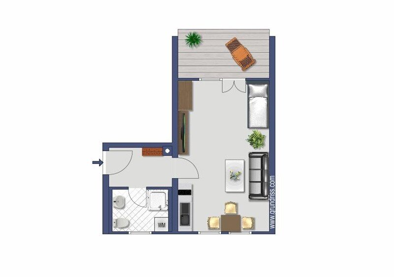 Wohnung zur Miete 413 € 1 Zimmer 38,3 m²<br/>Wohnfläche 08.02.2025<br/>Verfügbarkeit Waltherstr. 8 Ost Heidenheim 89522