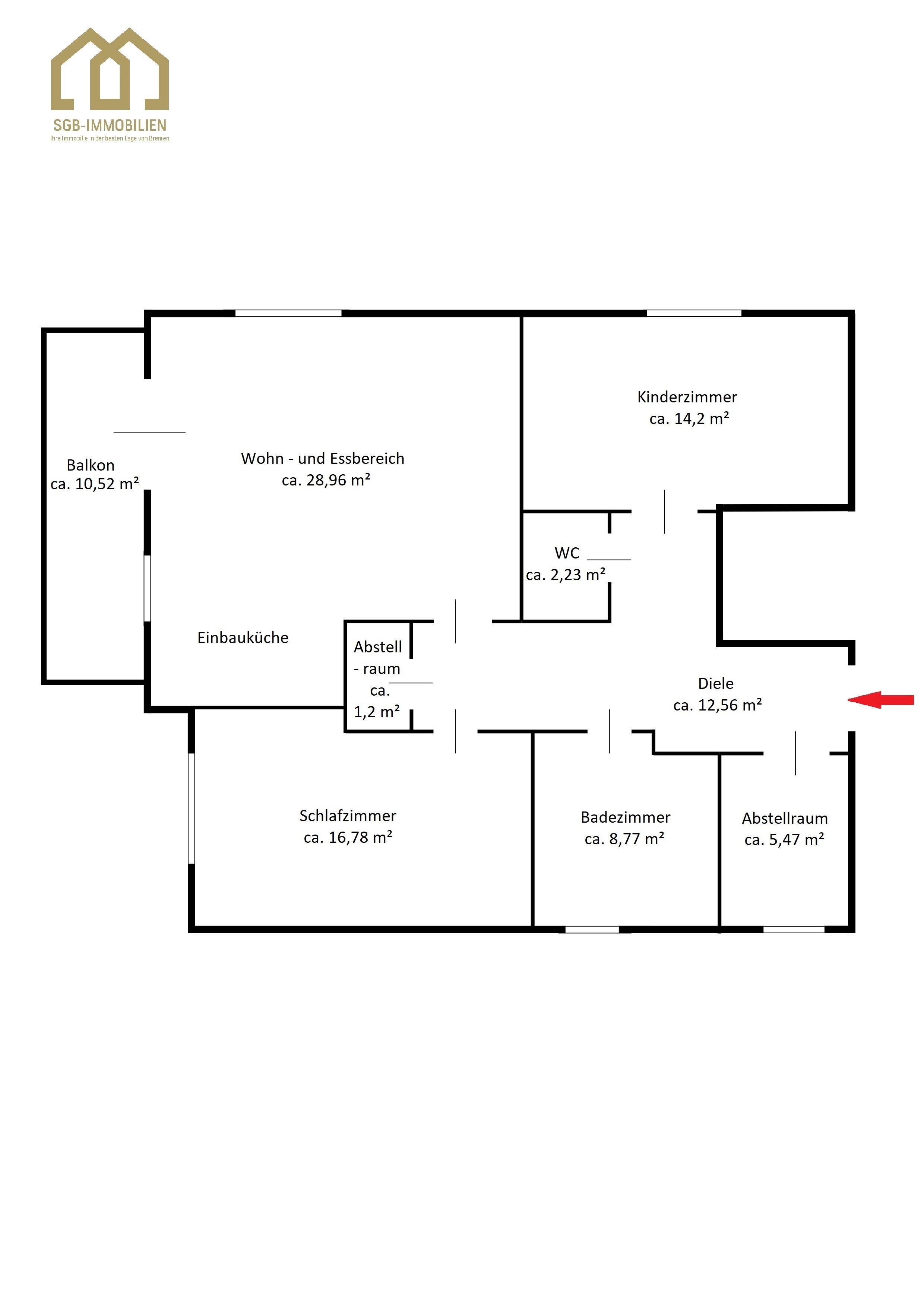 Wohnanlage zum Kauf als Kapitalanlage geeignet 335.000 € 95,2 m²<br/>Fläche Uesen Achim 28832