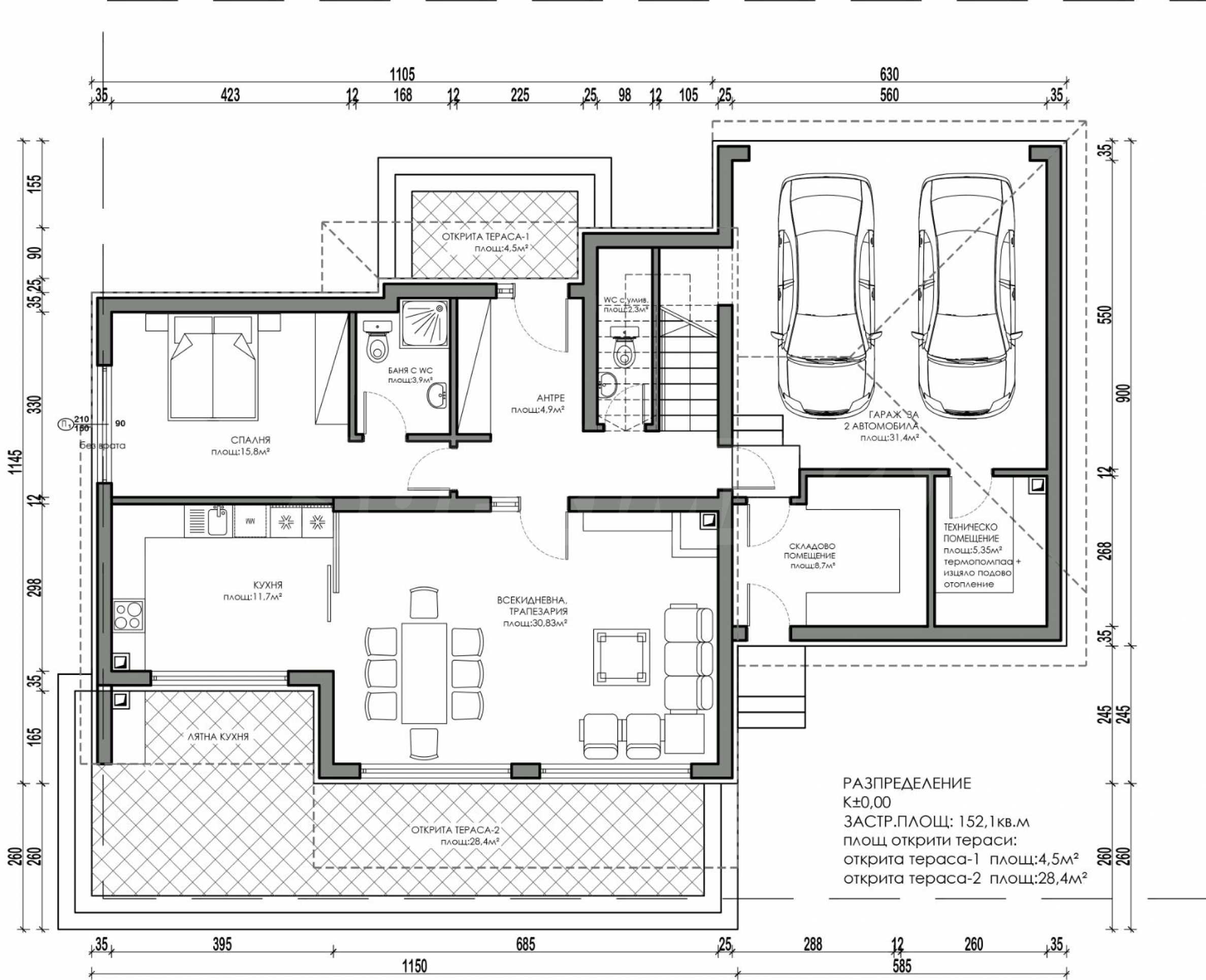 Reihenmittelhaus zum Kauf 450.000 € 275 m²<br/>Wohnfläche Slivnitsa