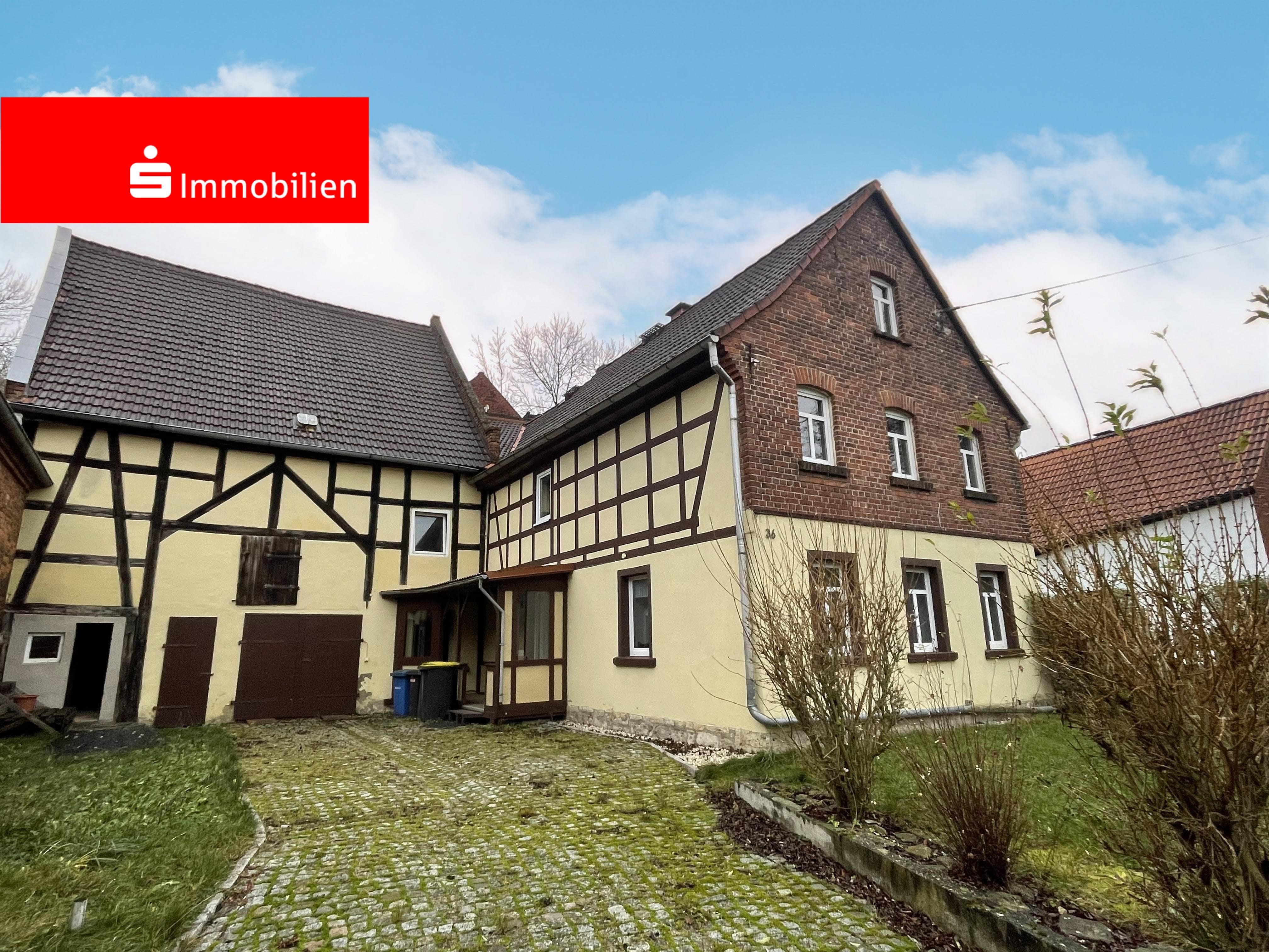 Bauernhaus zum Kauf 108.000 € 5 Zimmer 120 m²<br/>Wohnfläche 447 m²<br/>Grundstück Petersberg Petersberg 07616