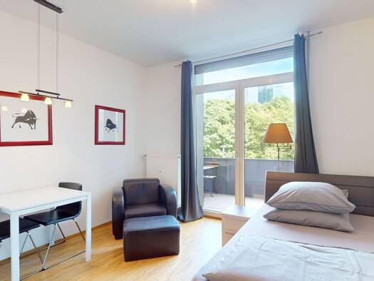 Studio zur Miete 1.110 € 1 Zimmer 23,5 m² 1. Geschoss frei ab 01.08.2026 Leopoldstraße 206 Schwabing-West München 80804