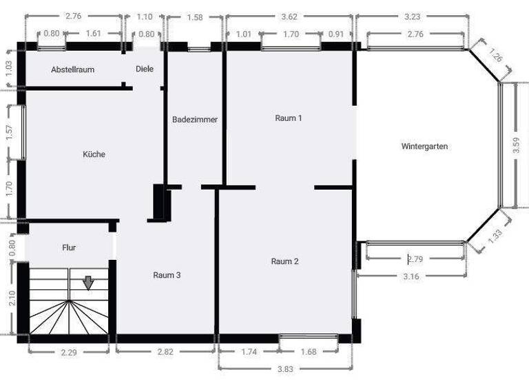 Wohnung zur Miete 2.300 € 8 Zimmer 132,1 m² EG Friedhofsweg 3 Graal-Müritz 18181