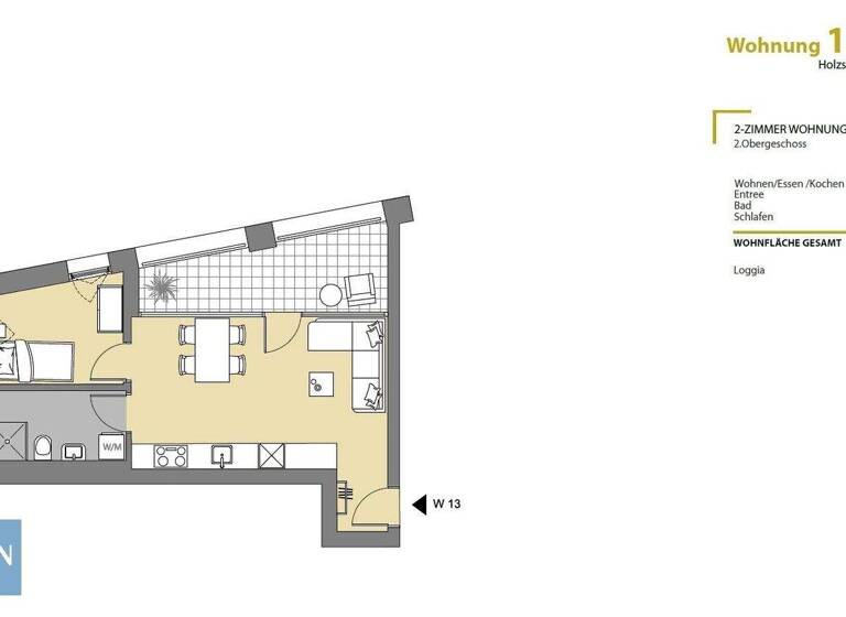 Wohnung zum Kauf - Erstbezug 275.000 € 2 Zimmer 36,7 m² EG Holzstraße 1 Lustenau 6890