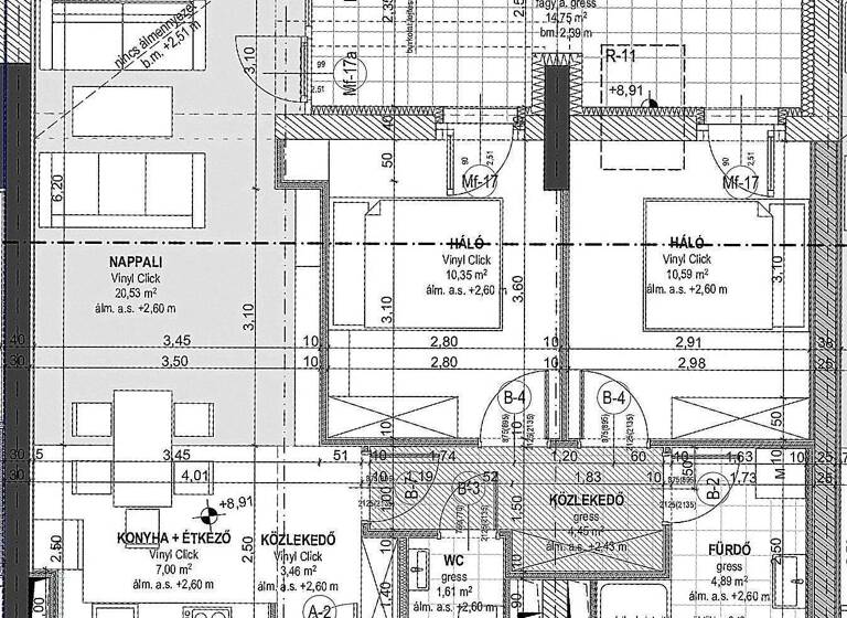Terrassenwohnung zum Kauf 311.900 € 3 Zimmer 63 m² Geschoss 3/4 frei ab sofort Siófok 8600