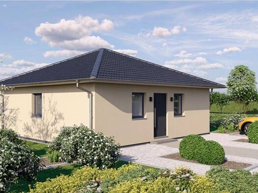 Bungalow zum Kauf 373.550 € 4 Zimmer 68 m² 750 m² Grundstück Lakenkuhle 1 Erwitte Erwitte 59597