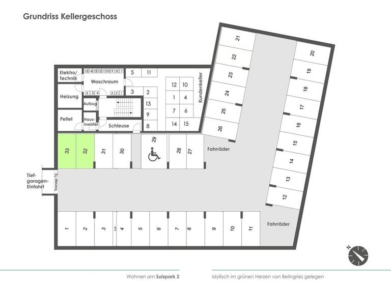 Tiefgaragenstellplatz zum Kauf 28.000 € Neumarkter Str. 10 Beilngries 92339